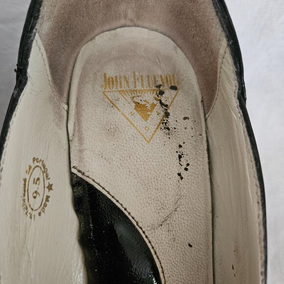 John Fluevog Blind Faith Pumps Black Patent Leather - Size 9.5 - Picture 4 of 10